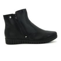 Bota Campesi L9331 Cano Curto Casual Fivela Ziper Feminino