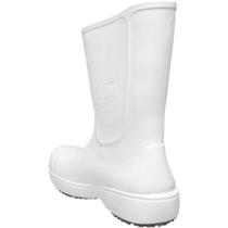 Bota Cano Alto Acqua Foot Branca Soft Works Antiderrapante Confortavel Duravel Açougue Restaurante