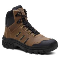 Bota Cano Alto Adventure Masculina Aventuras Ar Livre Coturno Em Couro Legítimo Cano Longo Cancun