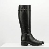 Bota Cano Alto Feminina Bottero Couro - Preto Bota Cano Alto Feminina Bottero Couro - Preto