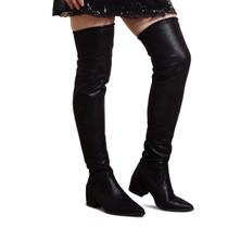 Bota Cano Alto Feminina Over The Knee Moderna Moda Stretch