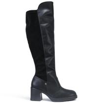 Bota Cano Alto Piccadilly 668003 Salto Bloco Feminino