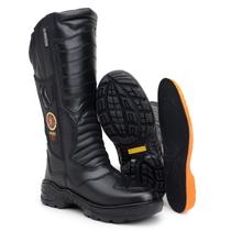 Bota Cano Alto Samu Bombeiro Civil Rocam Aph em couro Bota Cano Alto Samu Bombeiro Civil Rocam Aph em couro