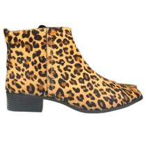 Bota cano baixo animal print loucos e santos l10265014001