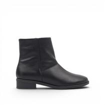 Bota Cano Baixo Couro Conforto Bota Cano Baixo Couro Conforto
