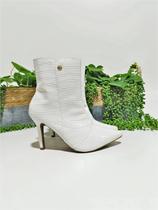Bota Cano Baixo Croco - Salto Fino