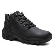 Bota Cano Baixo Masculina Adventure Bota Coturno Couro Trilhas e Aventura Trekking Outdoor Acapulco