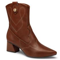 Bota Cano Baixo Mississipi J1063 Feminina - Tabaco