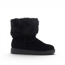 Bota Cano Baixo Pele