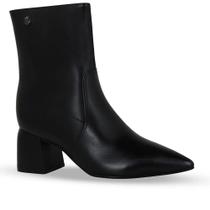 Bota Cano Baixo Salto Bloco Bottero 362102 Feminina - Preta Bota Cano Baixo Salto Bloco Bottero 362102 Feminina - Preta