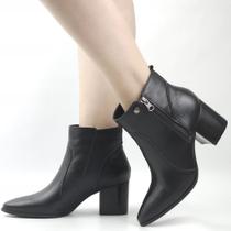 Bota Cano Baixo Salto Bloco Bota Cano Baixo Salto Bloco