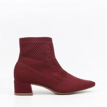 Bota Cano Baixo Salto Bloco