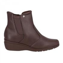 Bota Cano Curto Anabela Baixo Piccadilly 117133