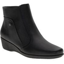 Bota Cano Curto Anabela Pé Quentinho Conforto 143217 Piccadilly Bota Cano Curto Anabela Pé Quentinho Conforto 143217 Piccadilly