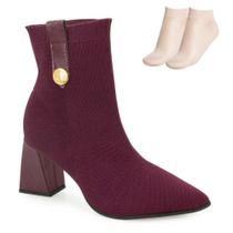 Bota Cano Curto Bebecê e Meia BC25-T43382