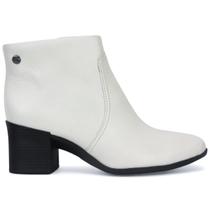 Bota Cano Curto Bottero 346901 Couro Burnish Salto Bloco Feminino