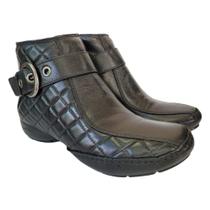 Bota Cano Curto Comfort Plus Com Fivela Lateral