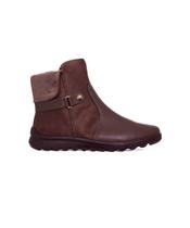 Bota Cano Curto Comfortflex Ziper Marrom Bota Cano Curto Comfortflex Ziper Marrom