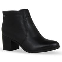 Bota Cano Curto Couro Preto Bottero 346901-24