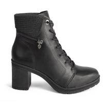 Bota Cano Curto Feminina Mississipi Salto Bloco Alto MC 491
