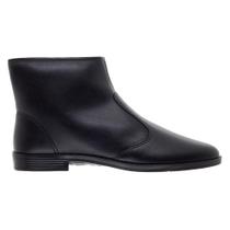 Bota Cano Curto Feminina Moleca 5333.100 Preta