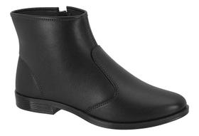 Bota Cano Curto Feminina Moleca Adulto