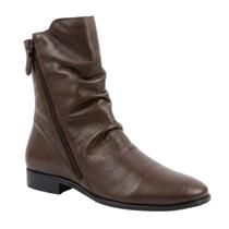 Bota Cano Curto Feminino Perlatto LUN004E Couro Legitimo Marrom Bota Cano Curto Feminino Perlatto LUN004E Couro Legitimo Marrom