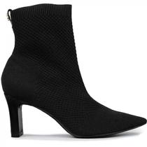 Bota Cano Curto Malha Knit Giulia Domna 593006 Bota Cano Curto Malha Knit Giulia Domna 593006