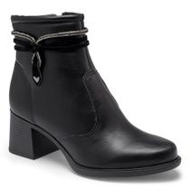 Bota Cano Curto Mississipi MC852 Feminina - Preto