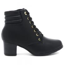 Bota Cano Curto Modare Salto Médio Ultra Conforto Feminina 7072103