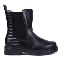 Bota Cano Curto Mooncity 72193 Tratorado Feminino