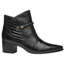Bota Cano Curto Pegada 280905-04 Feminina - Preto Bota Cano Curto Pegada 280905-04 Feminina - Preto