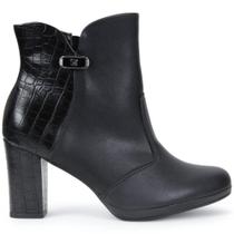 Bota Cano curto Piccadilly Salto Alto 130240 Feminino Bota Cano curto Piccadilly Salto Alto 130240 Feminino
