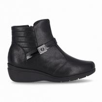 Bota Cano Curto Piccadilly Salto Anabela 117136 Feminina - Preto Bota Cano Curto Piccadilly Salto Anabela 117136 Feminina - Preto