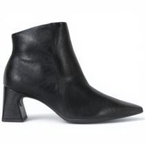 Bota Cano Curto Piccadilly Salto Bloco Bico Fino 764029 Feminino