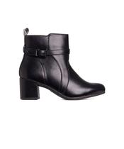 Bota Cano Curto Pixolé Salto Bloco Preto Bota Cano Curto Pixolé Salto Bloco Preto