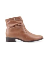 Bota Cano Curto Ramarim Slouch 2453103 Couro Whisky