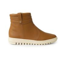 Bota Cano Curto Salto Baixo 937012 Feminina - Mascavo Bota Cano Curto Salto Baixo 937012 Feminina - Mascavo