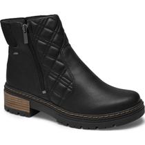 Bota Cano Curto Tratorado Matelassê G8061 Dakota Preto