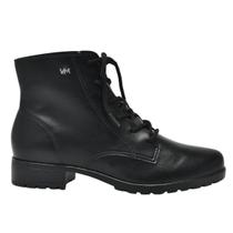 Bota Cano Curto Via Marte Coturno Feminino Salto Baixo 031-001