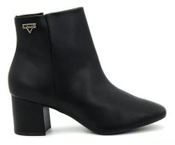 Bota Cano Curto Via Uno Bico Quadrado 172027