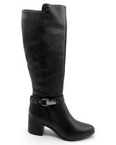 Bota Cano Longo Bottero Montaria de Couro Preto 346914