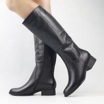 Bota Cano Longo Couro Bota Cano Longo Couro