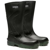 Bota Cano Longo Ecoboots Polytech 91 BPUL100 PU Preto/Verde Bico Composite Bracol Bota Cano Longo Ecoboots Polytech 91 BPUL100 PU Preto/Verde Bico Composite Bracol
