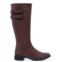 Bota Cano Longo Feminina Montaria Gmm Shoes 11051 Com Zíper
