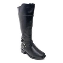 Bota Cano Longo Feminina Mooncity 72109 Preta