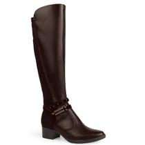 Bota Cano Longo Mississipi J0331 Feminina - Café Bota Cano Longo Mississipi J0331 Feminina - Café