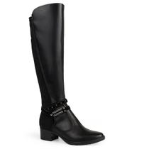 Bota Cano Longo Mississipi J0331 Feminina - Preta Bota Cano Longo Mississipi J0331 Feminina - Preta
