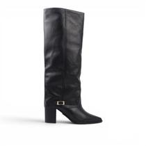Bota Cano Longo Polaina Couro Bota Cano Longo Polaina Couro