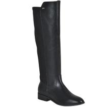Bota Cano Longo Salto Bloco Lycra Tendência 085-006 Via Marte